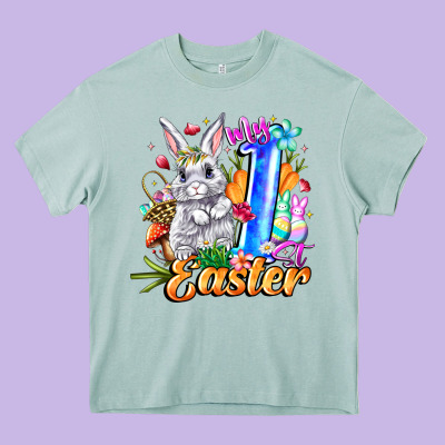 My Easter Heavy Core Tee Designed By Cowhidedigitalart