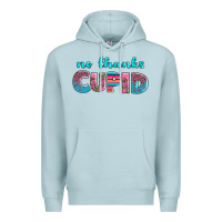 Blue Mist no thanks cupid Premium Hoodie - AdoDesignShop