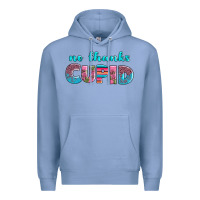 Colony Blue no thanks cupid Premium Hoodie - AdoDesignShop