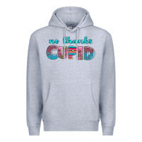 Heather Grey no thanks cupid Premium Hoodie - AdoDesignShop