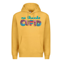 Mustard no thanks cupid Premium Hoodie - AdoDesignShop