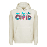 Oatmeal Heather no thanks cupid Premium Hoodie - AdoDesignShop