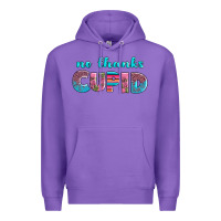 Purple no thanks cupid Premium Hoodie - AdoDesignShop