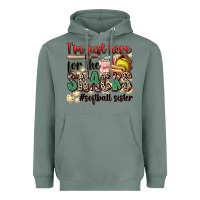 Sage i'm just here for the snacks #softball sister Heavyweight Hoodie - Zillion Design Studio