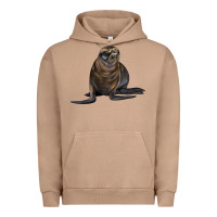 Pigment Burro Sea Lion Illustrations Urban Hoodie - LillyAllenDesigns