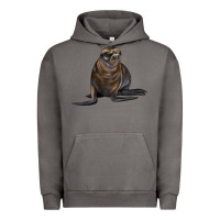 Pigment Tornado Sea Lion Illustrations Urban Hoodie - LillyAllenDesigns