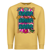 Antique Gold mama mama mama Premium Sweatshirt - CowhideDigitalArt