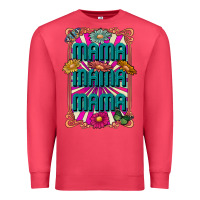 Cardinal mama mama mama Premium Sweatshirt - CowhideDigitalArt