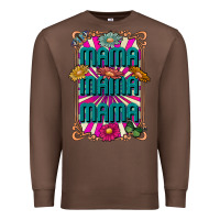 Chestnut mama mama mama Premium Sweatshirt - CowhideDigitalArt