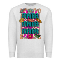 Oatmeal Heather mama mama mama Premium Sweatshirt - CowhideDigitalArt