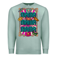 Seafoam mama mama mama Premium Sweatshirt - CowhideDigitalArt