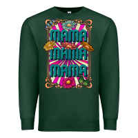 Sports Green mama mama mama Premium Sweatshirt - CowhideDigitalArt