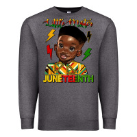 Charcoal Heather little mister juneteenth Premium Sweatshirt - HRA Design Shop