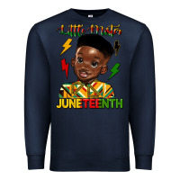 Navy little mister juneteenth Premium Sweatshirt - HRA Design Shop