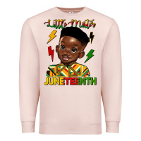 Pale Pink little mister juneteenth Premium Sweatshirt - HRA Design Shop