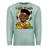 Seafoam little mister juneteenth Premium Sweatshirt - HRA Design Shop