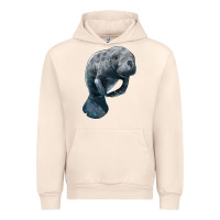 Sandshell Manatee Illustrations Urban Hoodie - LillyAllenDesigns