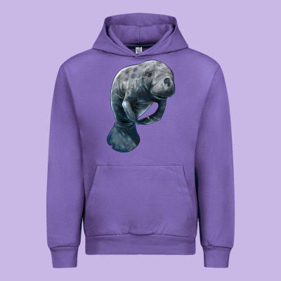 Manatee Illustrations Urban Hoodie Designed By Lillyallendesigns