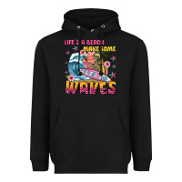 Black lifes a beach make some waves Heavyweight Hoodie - texasbilliewilder