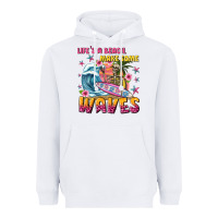 White lifes a beach make some waves Heavyweight Hoodie - texasbilliewilder