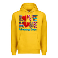 Lemon love more worry less Premium Hoodie - AdoDesignShop