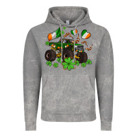 Cloud Rock monster truck with shamrocks Vintage Hoodie - AdoDesignShop