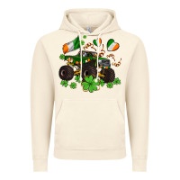 Vintage Artic monster truck with shamrocks Vintage Hoodie - AdoDesignShop