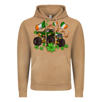 Vintage Camel monster truck with shamrocks Vintage Hoodie - AdoDesignShop