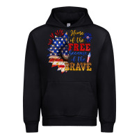 Black home of the free because of the brave Urban Hoodie - NancyCooperArtShop