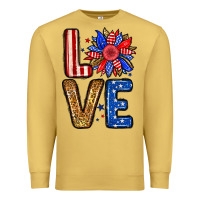 Antique Gold Love sunflower Premium Sweatshirt - Neo Western