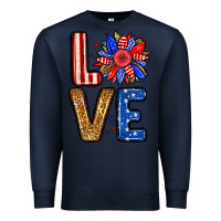Navy Love sunflower Premium Sweatshirt - Neo Western