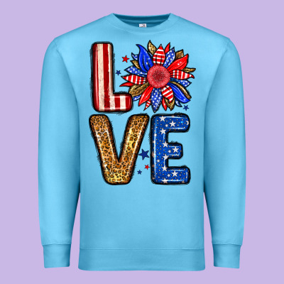 Love Sunflower Premium Sweatshirt Designed By Neo Western