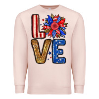 Pale Pink Love sunflower Premium Sweatshirt - Neo Western