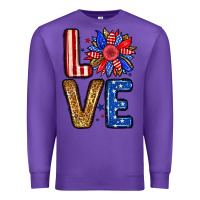 Purple Love sunflower Premium Sweatshirt - Neo Western