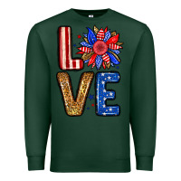 Sports Green Love sunflower Premium Sweatshirt - Neo Western