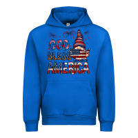 Cobalt god bless america Urban Hoodie - NancyCooperArtShop