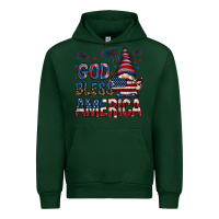 Forest Green god bless america Urban Hoodie - NancyCooperArtShop