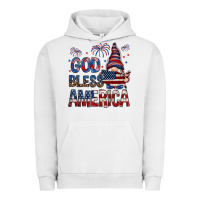 Pigment Lunar Rock god bless america Urban Hoodie - NancyCooperArtShop