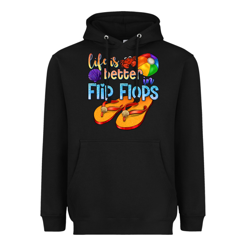 Life Is Better In Flip Flops Heavyweight Hoodie by texasbilliewilder | Teevron