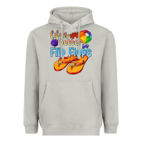 Moon Dust life is better in flip flops Heavyweight Hoodie - texasbilliewilder