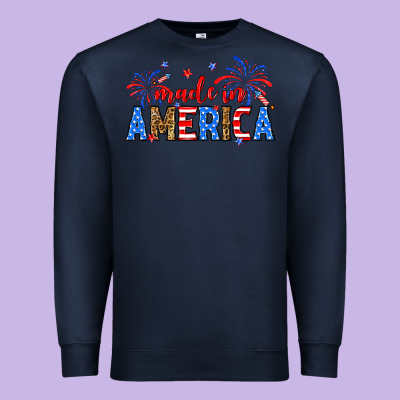 Made In America Premium Sweatshirt Designed By Neo Western
