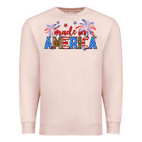 Pale Pink Made in America Premium Sweatshirt - Neo Western