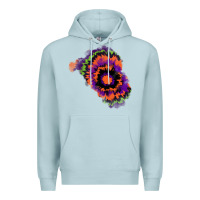 Blue Mist tie dye patch Premium Hoodie - RanaPortraitStore