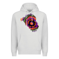 Dove Grey tie dye patch Premium Hoodie - RanaPortraitStore