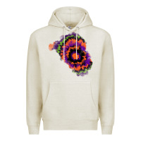 Oatmeal Heather tie dye patch Premium Hoodie - RanaPortraitStore