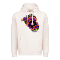 Pale Pink tie dye patch Premium Hoodie - RanaPortraitStore