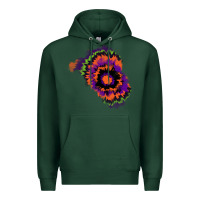 Sports Green tie dye patch Premium Hoodie - RanaPortraitStore