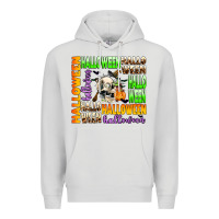 Dove Grey halloween Premium Hoodie - AdoDesignShop