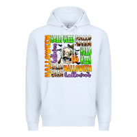 White halloween Premium Hoodie - AdoDesignShop