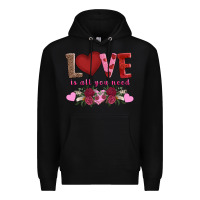 Black love is all you need Premium Hoodie - AdoDesignShop